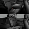 Interior seats folding configuration for cargo and passenger convenience.